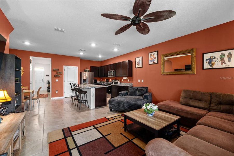Furnished interior view inside a new home in , Tampa (Image 19). Furnished interior view inside a new home in , Tampa (Image 19).