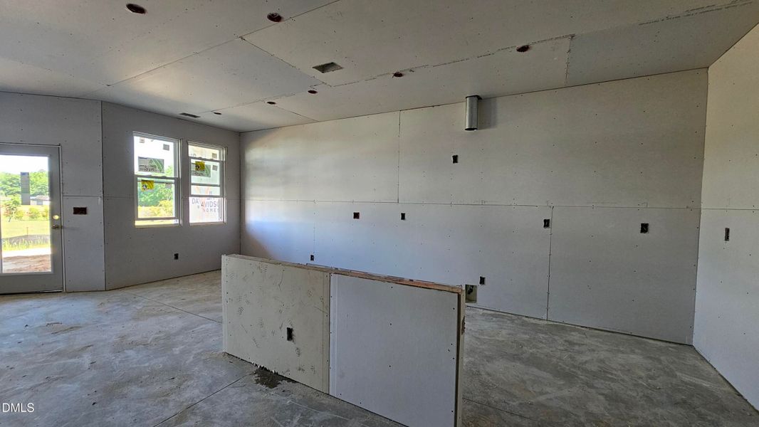 In-progress construction of a new home in Springvale, Fuquay Varina, NC (Image 36).