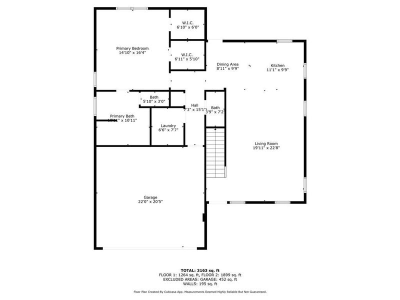 2D floor plan layout of this home in , Stockbridge, GA (Image 7).