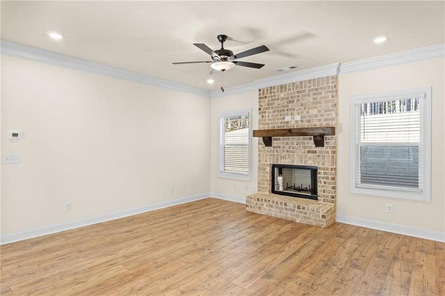 Spacious, unfurnished interior of a new home in Red Oak Ridge, Loganville (Image 27).