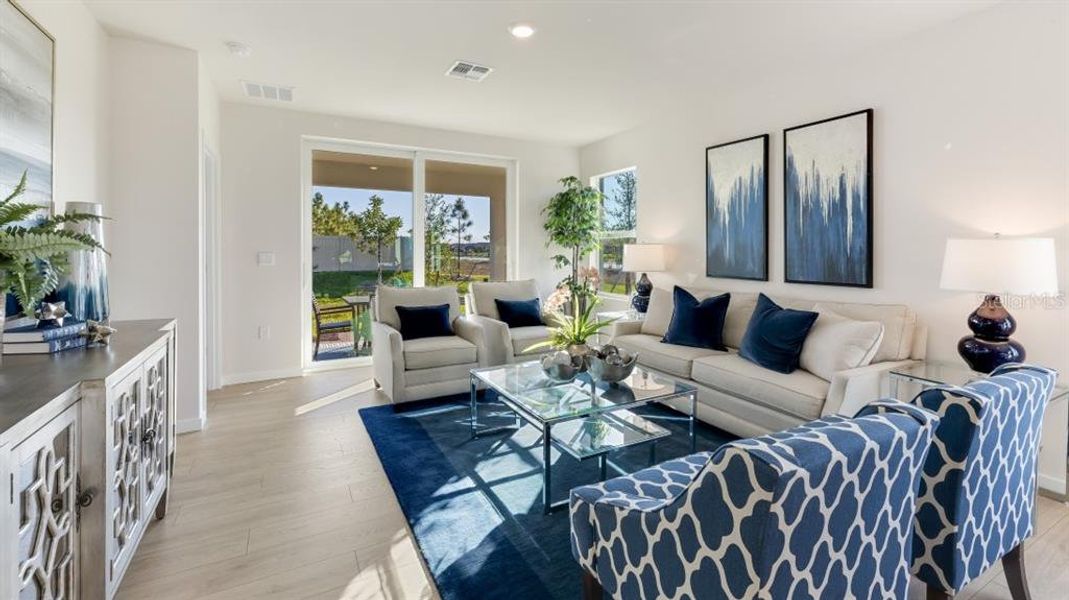 Furnished interior view inside a new home in Sea Cove, Punta Gorda (Image 17).