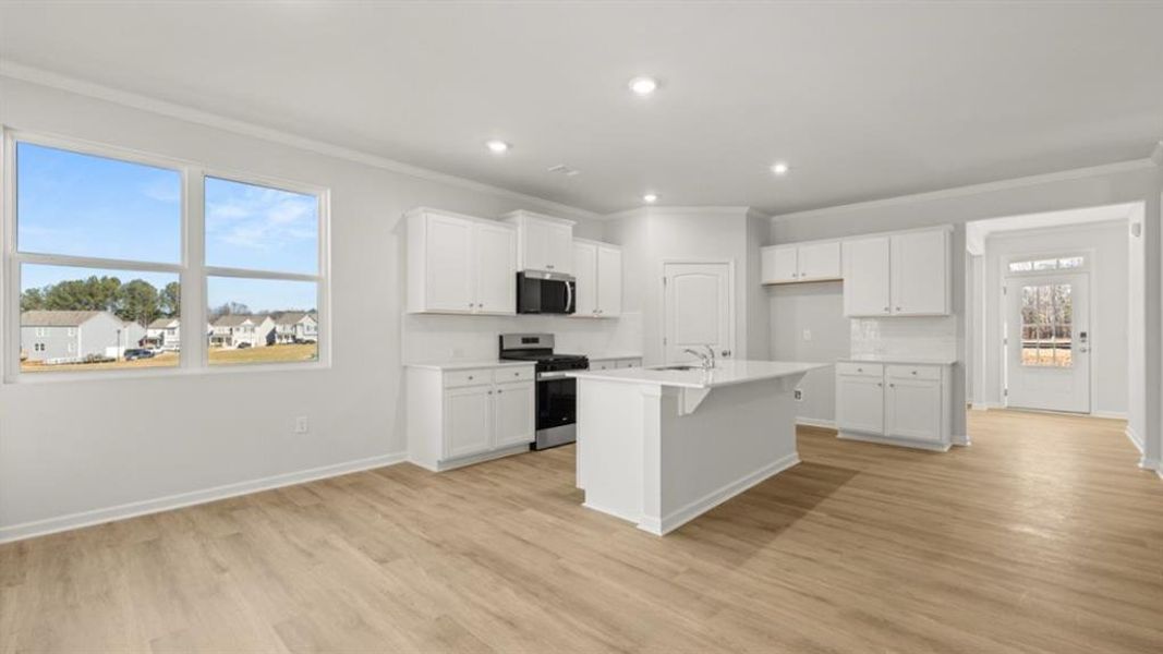 Furnished interior view inside a new home in Braselton Village, Braselton (Image 7). Furnished interior view inside a new home in Braselton Village, Braselton (Image 7).