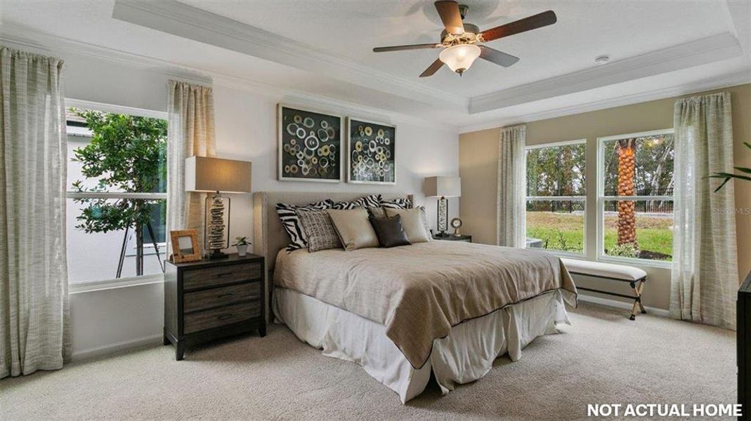 Furnished interior view inside a new home in Sawmill Branch, Palm Coast (Image 18).