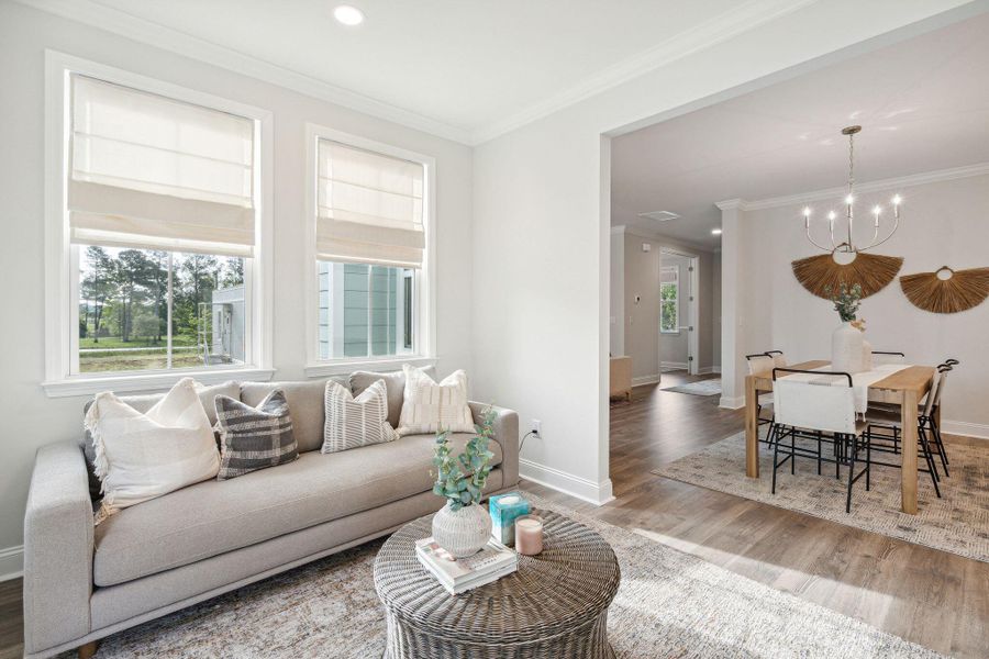 Furnished interior view inside a new home in High Point at Foxbank, Moncks Corner (Image 29).
