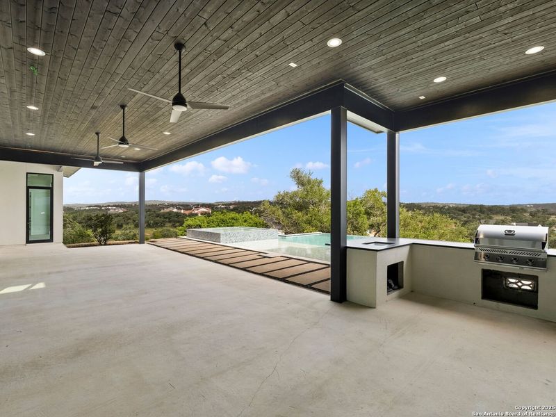 Exterior details and patio area of a home in , Boerne (Image 13).