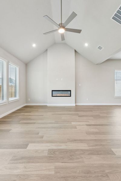 Representative unfurnished interior of a home built from the Stanley II | Ventana by Trophy Signature Homes in Ventana, Fort Worth (Image 24).
