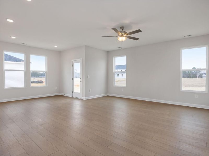 Spacious, unfurnished interior of a new home in Retreat at North Main, Lillington (Image 17).