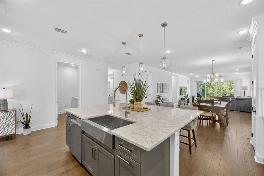 Furnished interior view inside a new home in Marisol Pointe at MiraBay Florida Series, Apollo Beach (Image 40).