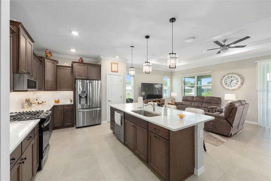 Furnished interior view inside a new home in , Ocala (Image 8).