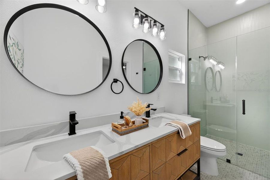 Furnished interior view inside a new home in , Tampa (Image 15). Furnished interior view inside a new home in , Tampa (Image 15).