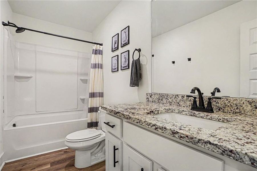 Furnished interior view inside a new home in , Monticello (Image 7).
