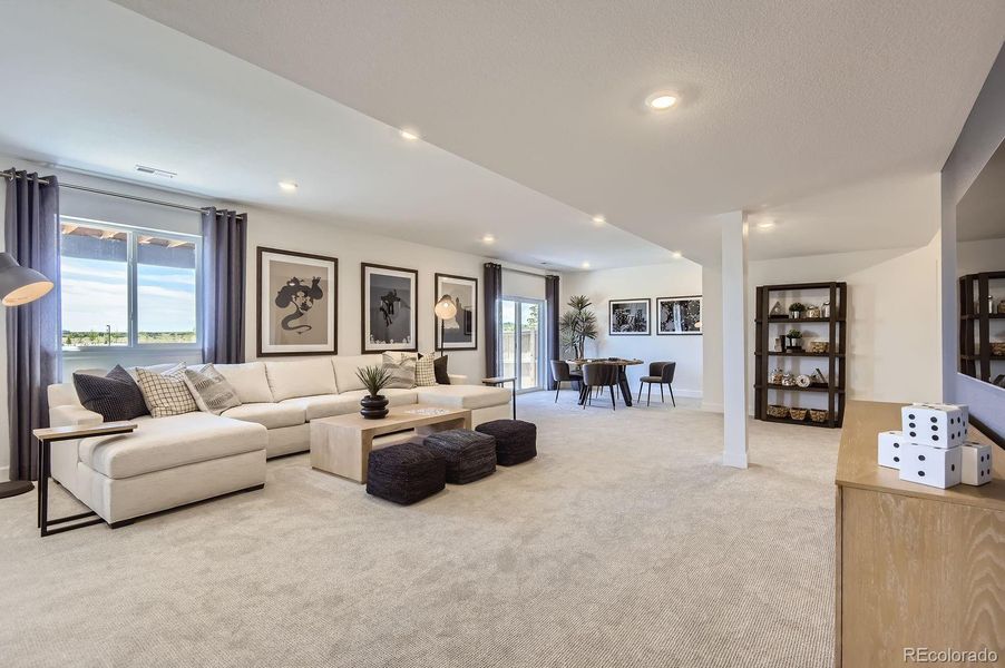 Furnished interior view inside a new home in , Parker (Image 35).
