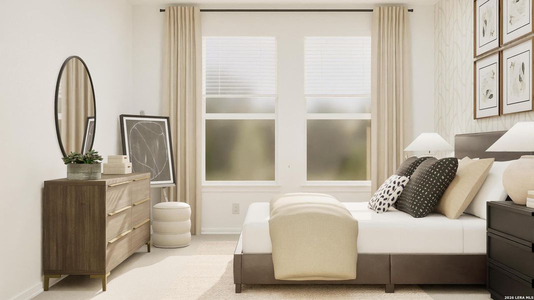 Furnished interior view inside a new home in Navarro Ranch, Seguin (Image 17).