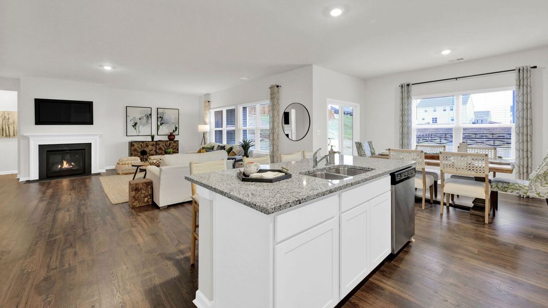 Furnished interior view inside a new home in Fieldcrest Acres, Blountville (Image 5).