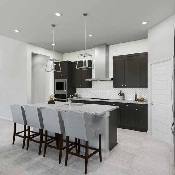 Furnished interior view inside a new home in Arbor Collection At Park Central, Georgetown (Image 9).