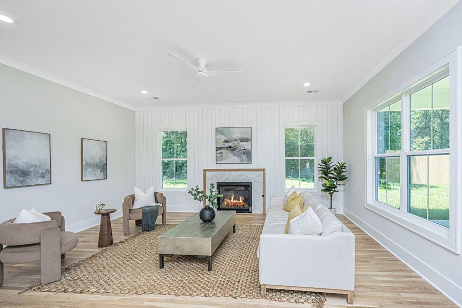 Furnished interior view inside a new home in , Mount Pleasant (Image 15). Furnished interior view inside a new home in , Mount Pleasant (Image 15).