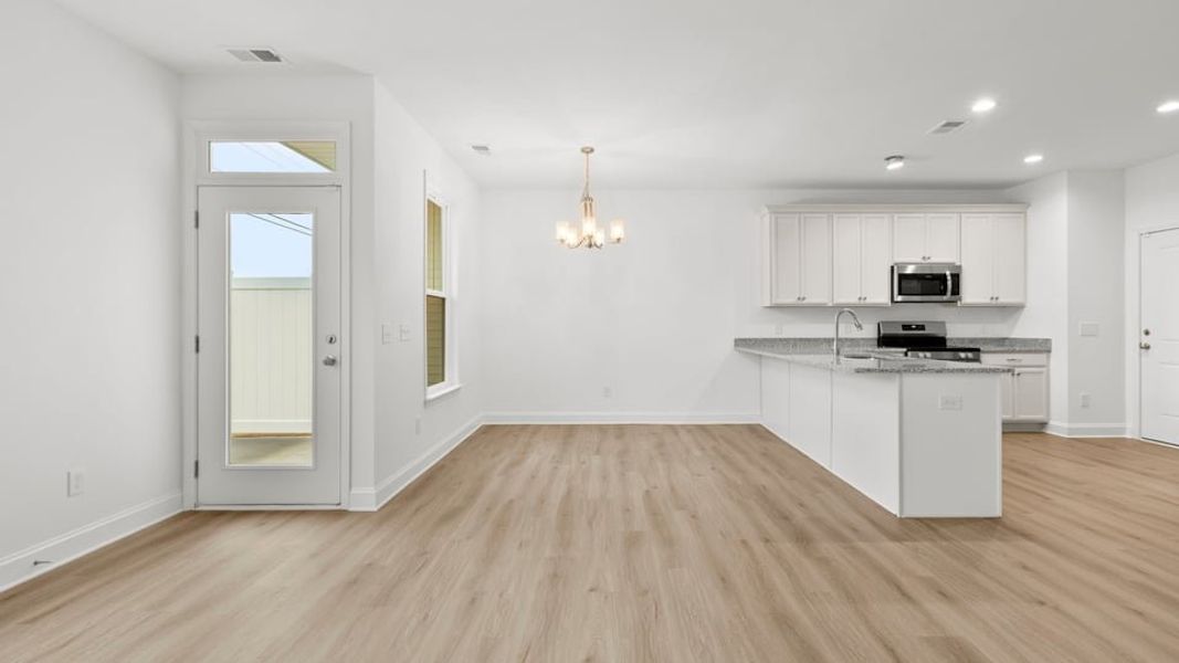 Representative unfurnished interior of a home built from the Interior Unit by D.R. Horton in Pearson Road Townhomes, Easley (Image 20).