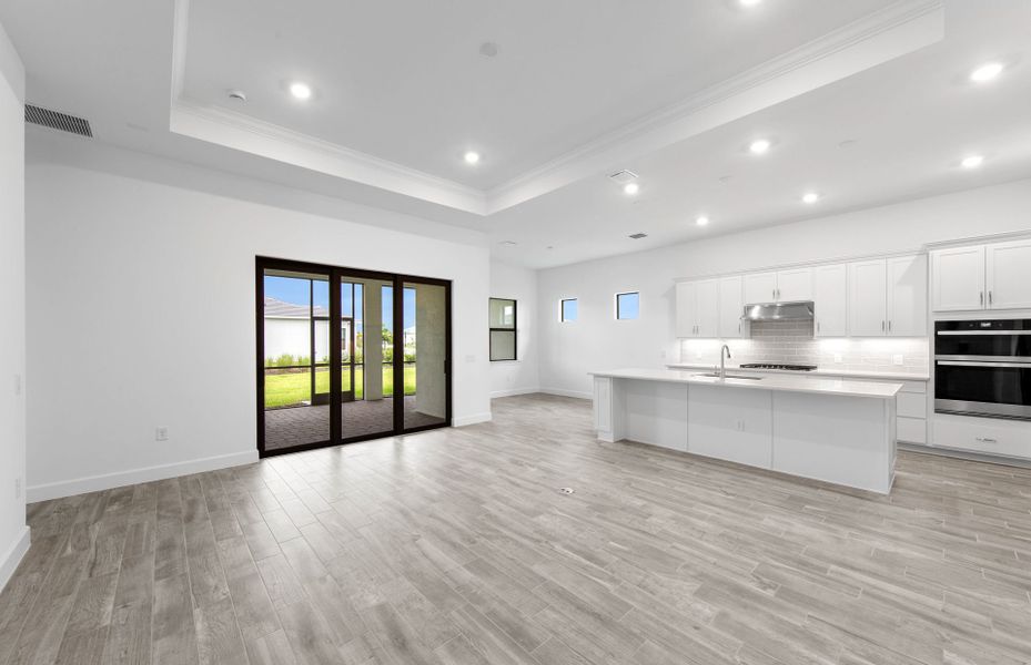 Spacious, unfurnished interior of a new home in Del Webb Catalina, Lakewood Ranch (Image 46). Spacious, unfurnished interior of a new home in Del Webb Catalina, Lakewood Ranch (Image 46).