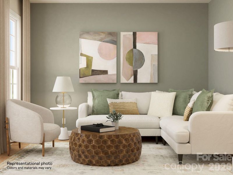 Furnished interior view inside a new home in Harris Mill, Indian Land (Image 18). Furnished interior view inside a new home in Harris Mill, Indian Land (Image 18).