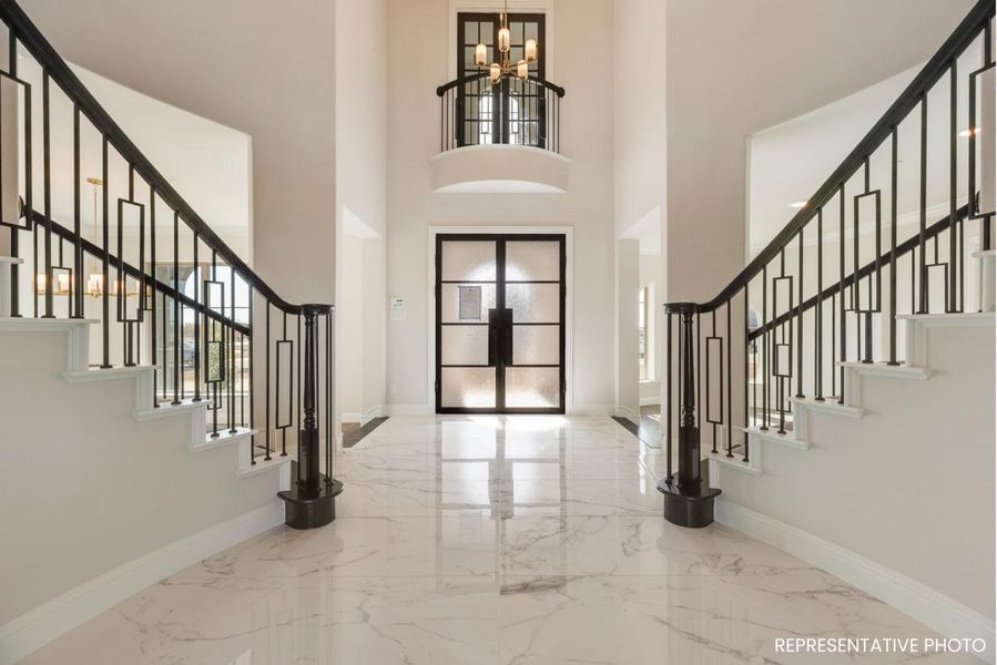 Representative unfurnished interior of a home built from the Hampton III by Grand Homes in Whitestone Estates, Parker (Image 18).