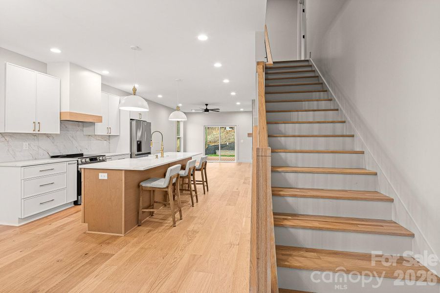 Furnished interior view inside a new home in , Asheville (Image 11). Furnished interior view inside a new home in , Asheville (Image 11).