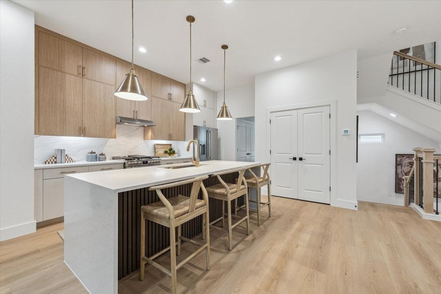 Furnished interior view inside a new home in , Houston (Image 6). Furnished interior view inside a new home in , Houston (Image 6).