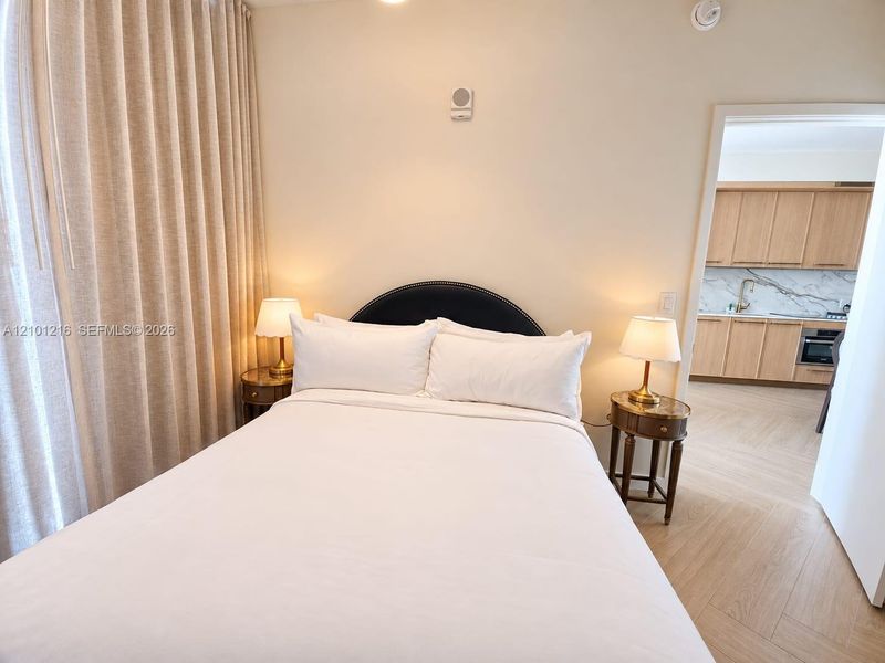 Furnished interior view inside a new home in NoMad Residences, Miami (Image 16).