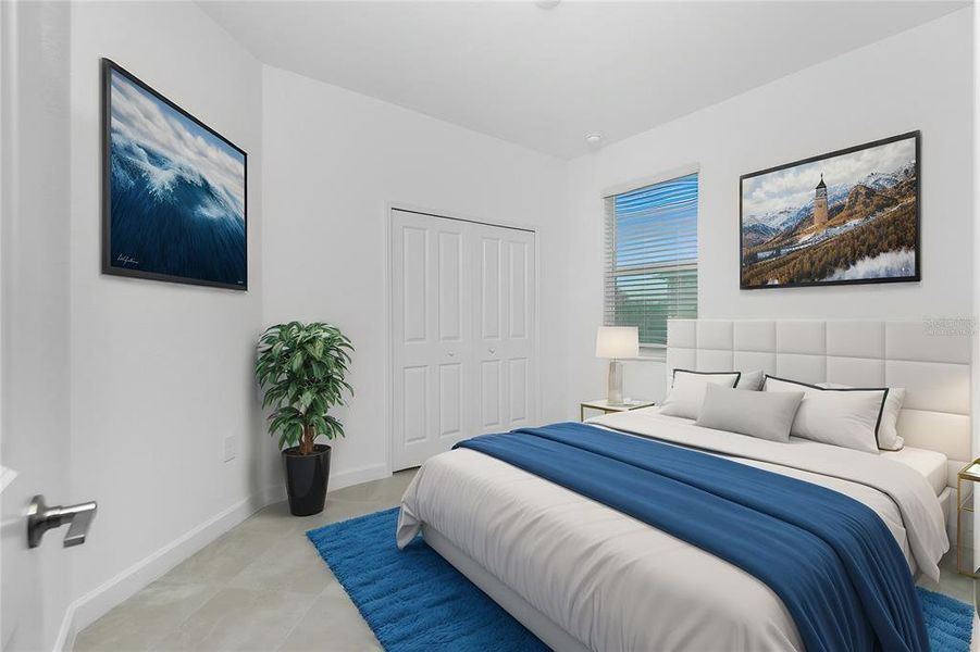 Furnished interior view inside a new home in Island Lakes at Coco Bay: Villas, Englewood (Image 11).