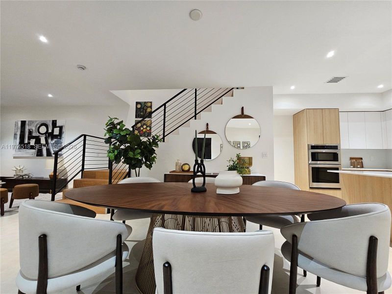 Furnished interior view inside a new home in , Miami (Image 5).