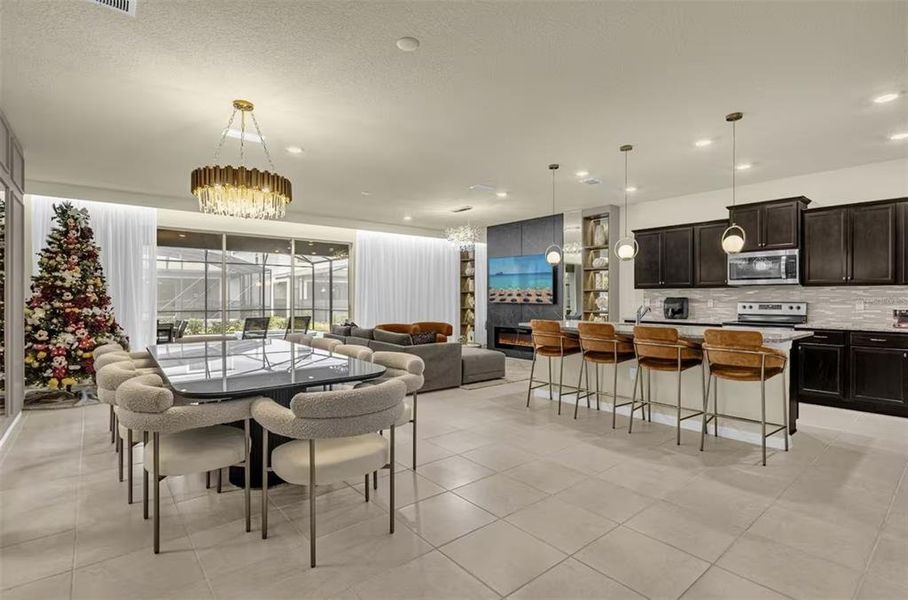 Furnished interior view inside a new home in , Davenport (Image 10).