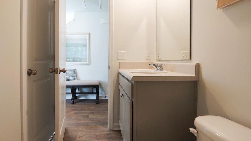 Furnished interior view inside a new home in Garbon Fields, Summerville (Image 13).