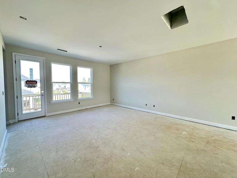 In-progress construction of a new home in Forestville Yard Townhomes, Knightdale, NC (Image 11).