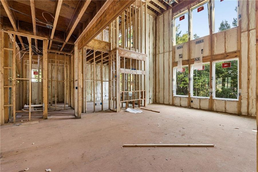 In-progress construction of a new home in , Hoschton, GA (Image 7).