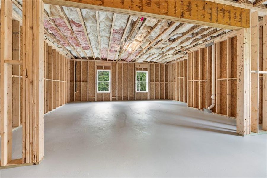 In-progress construction of a new home in , Cumming, GA (Image 30).