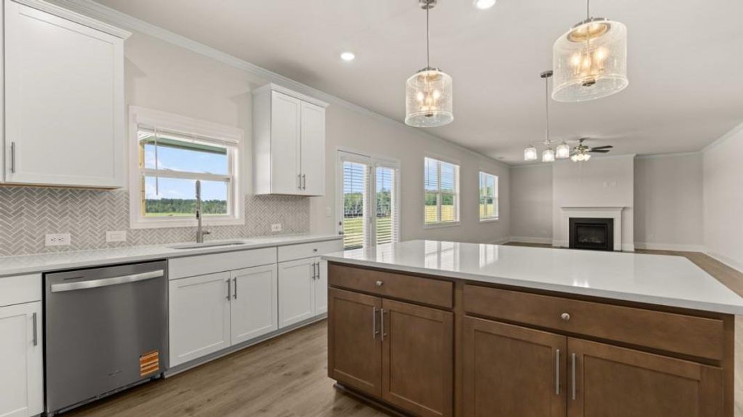 Furnished interior view inside a new home in Hamptons at Riverwood East, Dallas (Image 6).