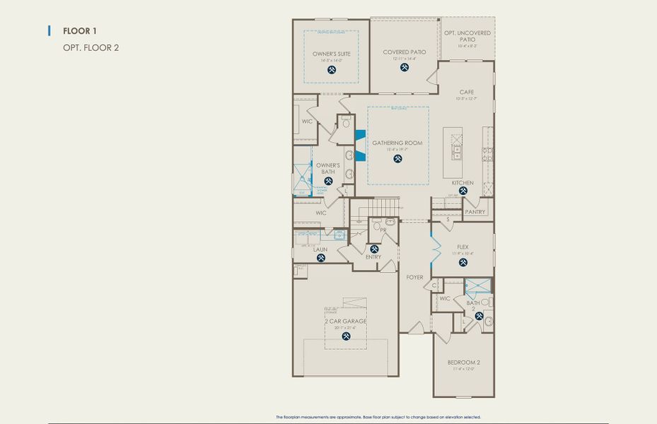 Prestige Floor Plan, Quick Move-In Home, Floor 1