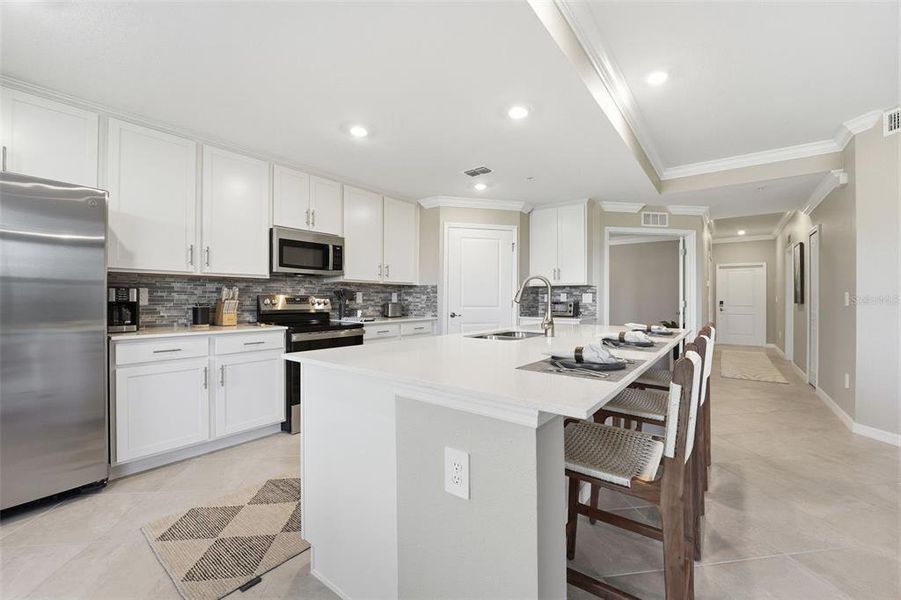 Furnished interior view inside a new home in , Venice (Image 27). Furnished interior view inside a new home in , Venice (Image 27).