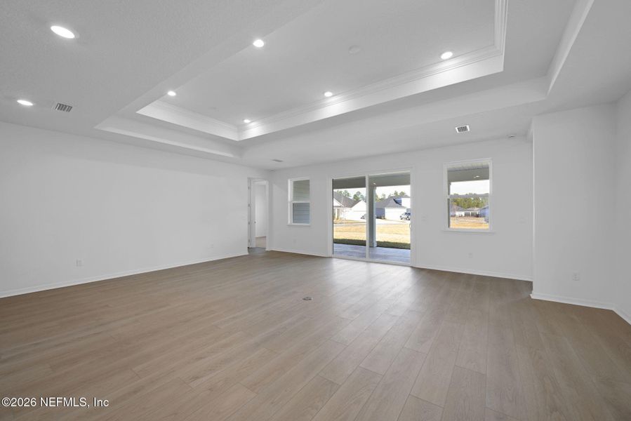 Spacious, unfurnished interior of a new home in Hyland Trail, Green Cove Springs (Image 18). Spacious, unfurnished interior of a new home in Hyland Trail, Green Cove Springs (Image 18).