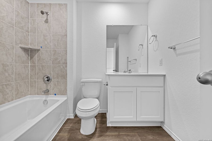 Furnished interior view inside a new home in Blue Ridge Ranch, San Antonio (Image 7).