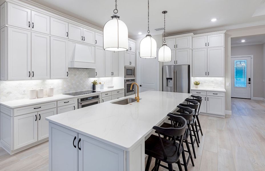 Furnished interior view inside a new home in Highpointe, Stuart (Image 11). Furnished interior view inside a new home in Highpointe, Stuart (Image 11).