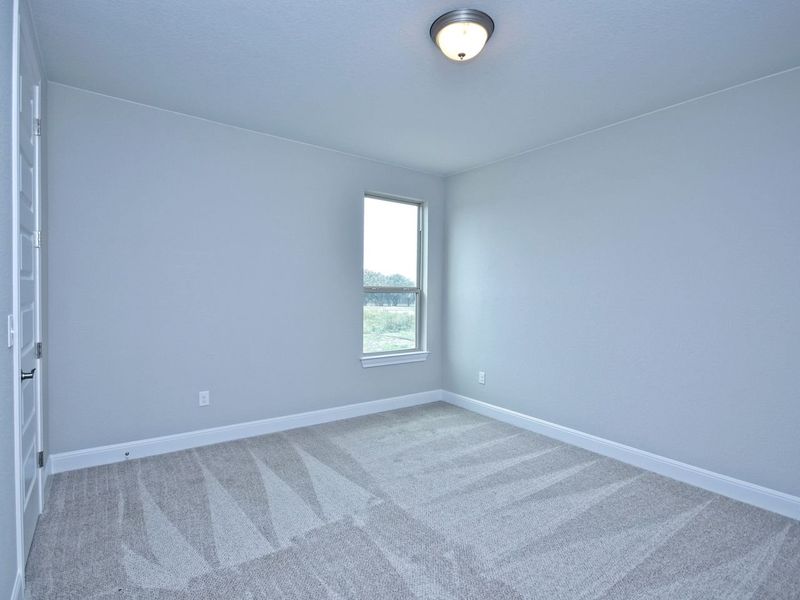 Representative unfurnished interior of a home built from the San Simeon I by Giddens Homes in Clearwater Ranch, Liberty Hill (Image 450).