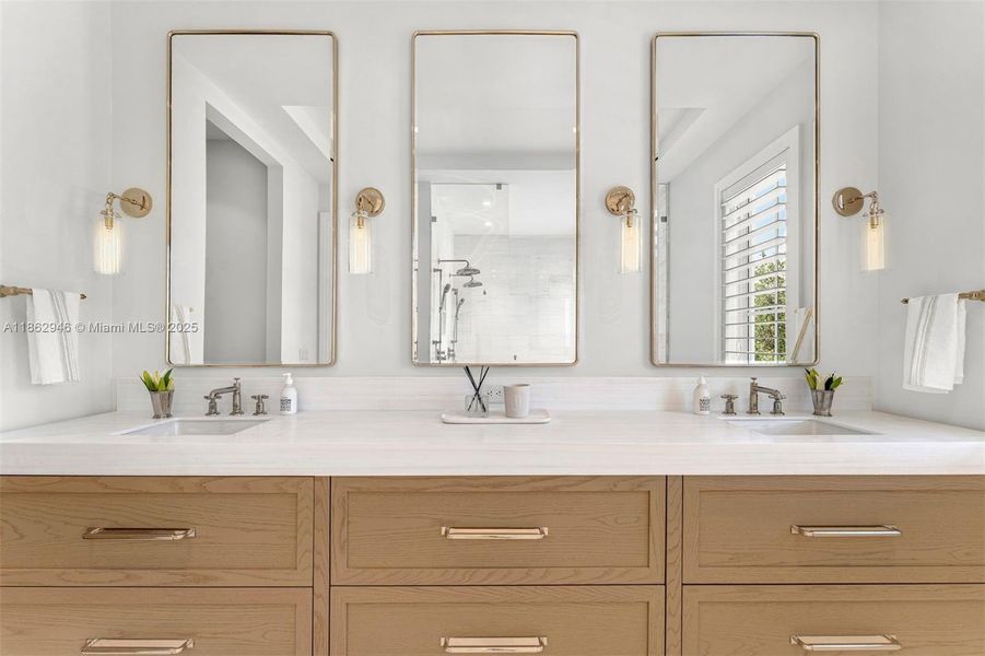 Close-up of interior finishes inside a home in , South Miami (Image 16).