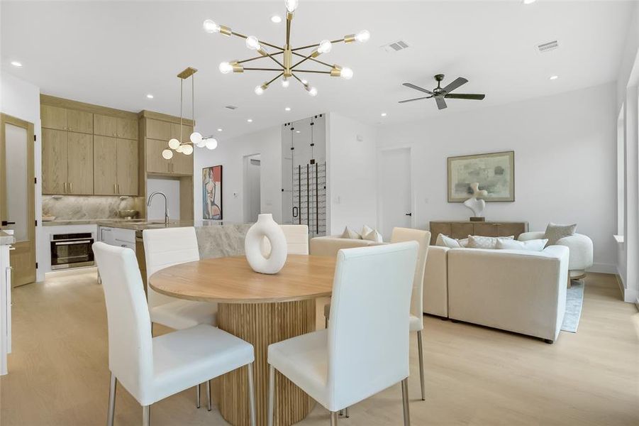 Furnished interior view inside a new home in , Dallas (Image 16). Furnished interior view inside a new home in , Dallas (Image 16).