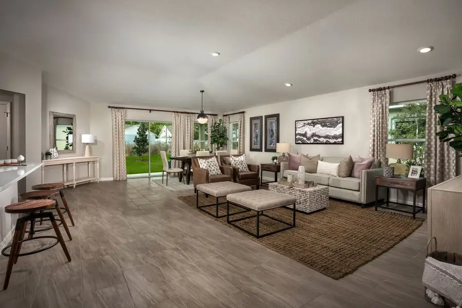 Representative furnished interior of a home built from the 1989 by KB Home in The Sanctuary II, Clermont (Image 4).