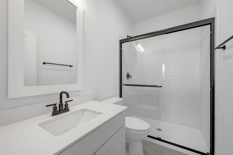 Furnished interior view inside a new home in Timberbrook, Justin (Image 27). Furnished interior view inside a new home in Timberbrook, Justin (Image 27).