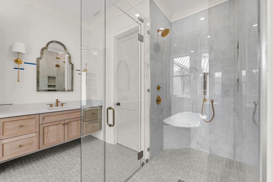 Furnished interior view inside a new home in , Isle Of Palms (Image 12).