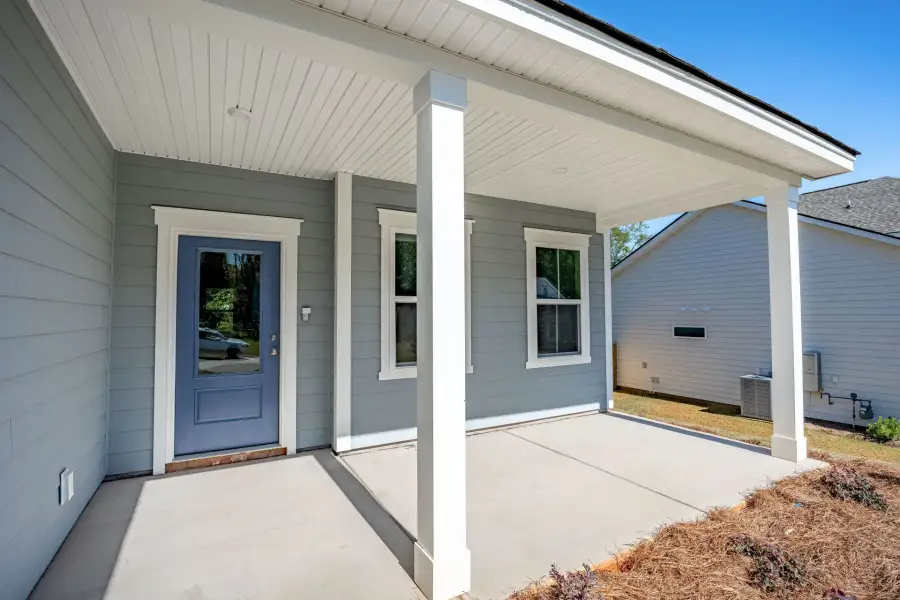 Exterior details and patio area of a home in Carriage Estates, Lexington (Image 3).