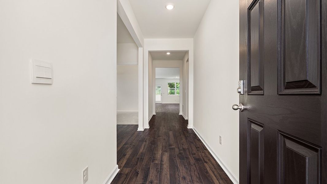 Representative unfurnished interior of a home built from the Aria by D.R. Horton in The Preserve at Agricultural Village, Perry (Image 25). Representative unfurnished interior of a home built from the Aria by D.R. Horton in The Preserve at Agricultural Village, Perry (Image 25).