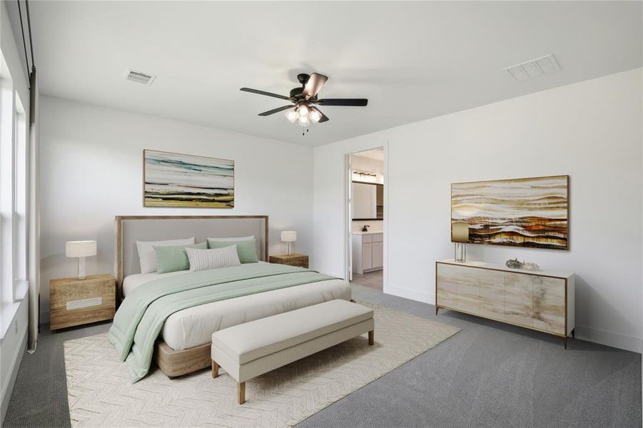 Furnished interior view inside a new home in Talon Hills, Fort Worth (Image 11).