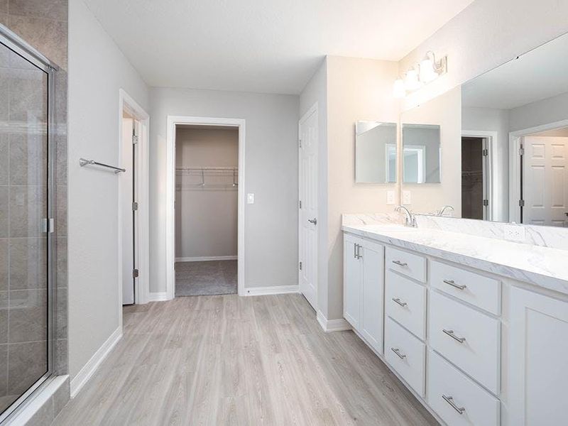 The in-law suite is complete with a spacious en-suite-bath and walk-in wardrobe - Wayfair III by Highland Homes The in-law suite is complete with a spacious en-suite-bath and walk-in wardrobe - Wayfair III by Highland Homes